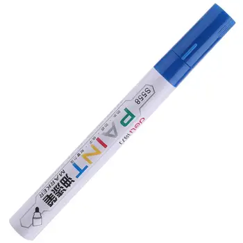 1pcs S558 piešti grafiti Ženklas pastaba pasirašyti metalo spalvos rašiklis