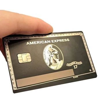 4442 ir NFC Lustas Banko Nerūdijančio Plieno Metalo Tuščią Kortelę Su Magnetine juostele tuščią kreditinės kortelės custom metalo kredito kortelių Palaikymas