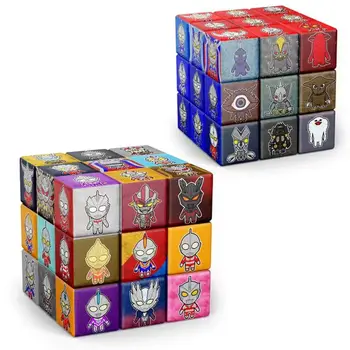 Anime ir Animacinių filmų Magija Galvosūkį Kubą 3x3 Modelis Atspausdintas 3x3x3 Kūrybos Trečiosios eilės Magico Cubo Surinkimo Dovanos Žaislas