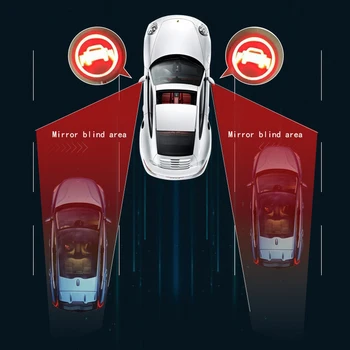 Automobilių BSD Blind Spot Radarų Aptikimo Sistema, Mikrobangų Jutiklis Pakeisti Lane Vairavimo Pagalbos Atbulinės eigos Radaro Jutiklis 2023 Universalios