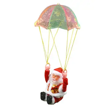 Elektros Santa Claus Muzikos Parašiutu Santa Claus Apdailos, Elektros Santa Claus Apdailos Ir Žaislas Santa Claus Ir Kalėdų