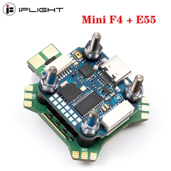 IFlight BLITZ F405 F4 Mini OSD Skrydžio duomenų Valdytojas (MPU6000) W/ E55A 4in1 ESC DShot150/300/600 Stack 2-6S RC FPV Lenktynių Drone