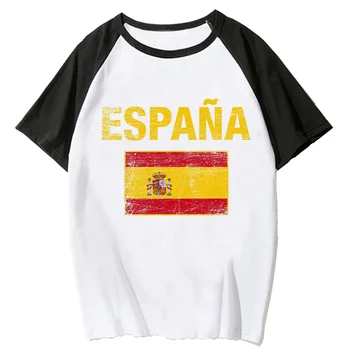 Ispanijos marškinėlius moterys dizaineris Tee mergaitė 2000-ųjų drabužiai