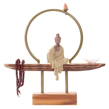 Kinų Dzeno Keramikos Antras Srautas Smilkalų Degiklis Kūrybos Namų Patalpų Apdailą Arbatos Antikvariniai Atlaikė Medžio Ornamentu Karšto Pardavimo
