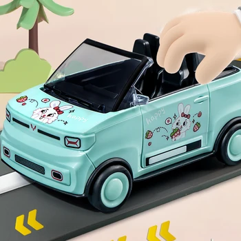 Mini Vaikų Žaislas Automobilių su Openable Durų Modelio Žaislinių Transporto priemonių Dvipusis Inertance Kabrioletas Dovanos Berniukams, Mergaitėms