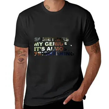 Nauji Kartais mano Genijus... Tai Beveik Gąsdinanti (Jeremy Clarkson) T-Shirt anime negabaritinių t marškinėliai vyrams treniruotės marškinėliai