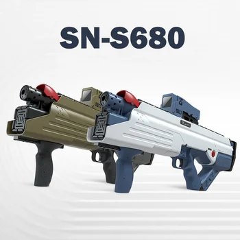 SN elektrinis vandens pistoletas S680 automatinė vandens sugeria sprogo vandens pistoletas žaislas suaugusiųjų vandens kova