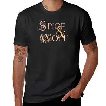 Spice and Wolf T-Shirt anime Trumpas rankovėmis tee mielas viršūnes drabužiai vyrams