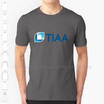 Tiaa Logotipas Atsitiktinis Streetwear Spausdinimo Logo T Shirt Grafikos 100% Medvilnė Tee